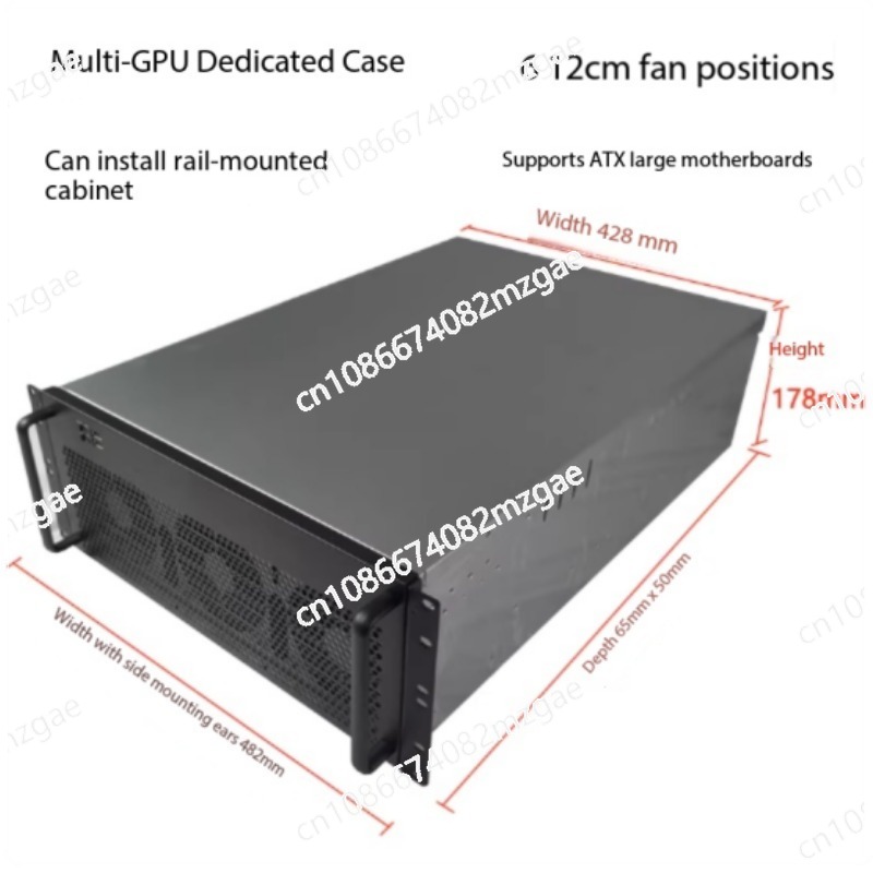 4U çoklu grafik kartı kasası 6 - 8 Gpu 4U Server Chassis incelemesi ve fiyatı