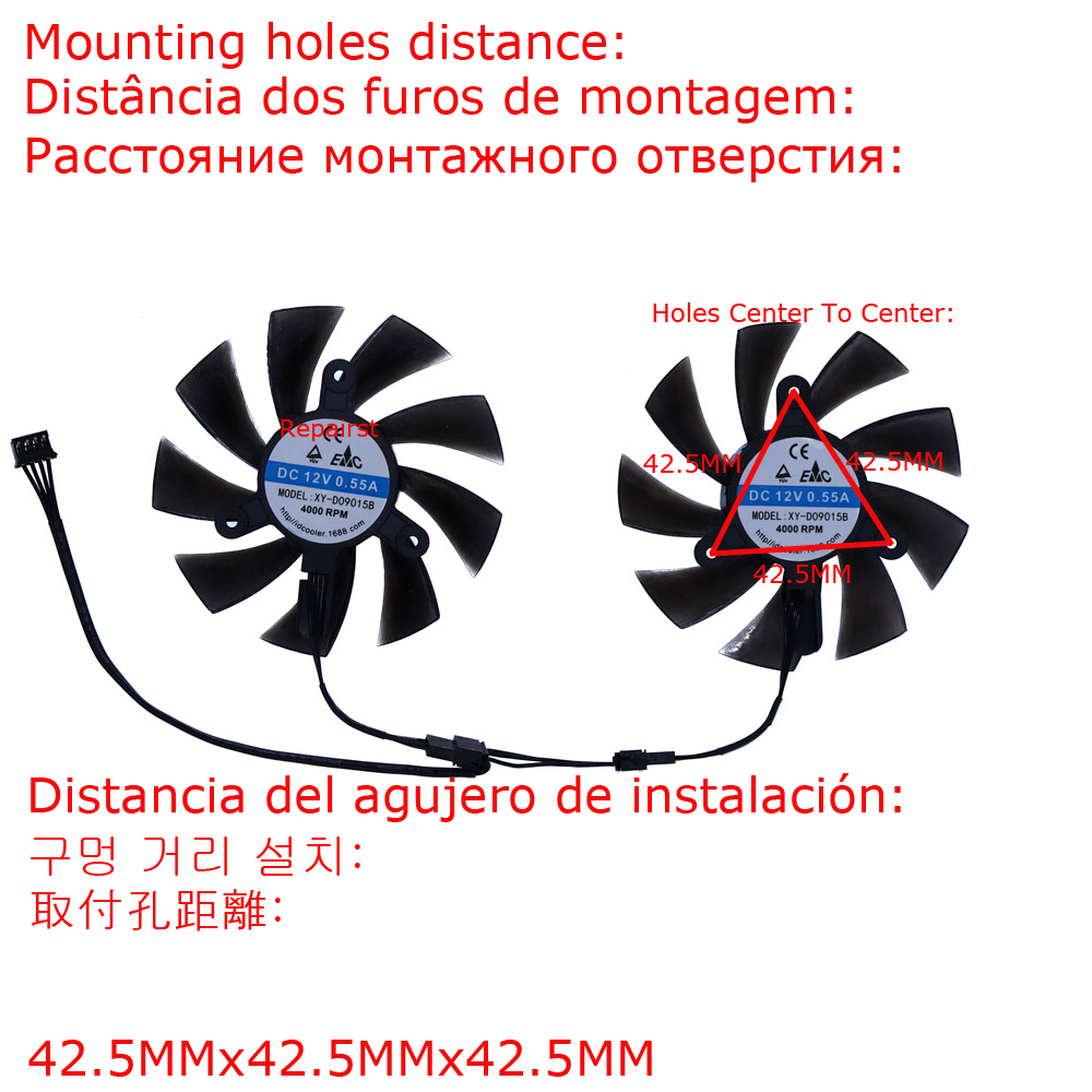 Video kartı fanı, XY-D09015B,G - Rx 580 8Gb 2048Sp Gpu incelemesi ve fiyatı